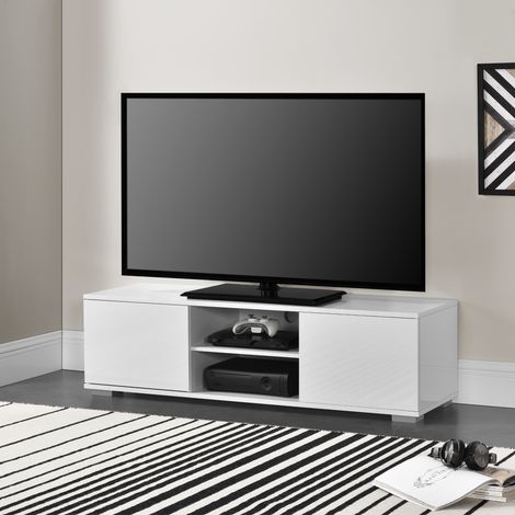 Meuble TV Werpen avec compartiments et portes 35 x 120 x 40 cm (1/6)