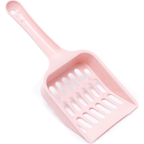 Katzenstreuschaufel, 4 Stück, Kunststoff-Haustierstreu, für Hundetoilette (Nordisches Rosa) (1/5)