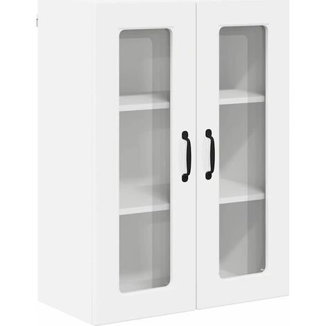 Meuble mural de cuisine,Armoire de cuisine Blanc brillant 60 x 31 x 80 cm CFW24641 (1/5)