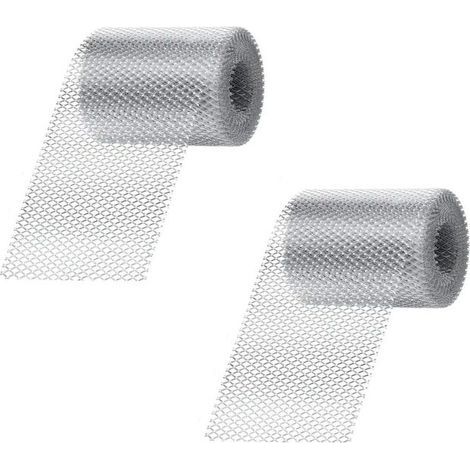 rolls of protective netting for gutters, downspouts and leaf protection for parks, 12.7 x 610 cm (1/5)