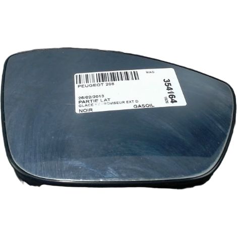 [PRODUIT D'OCCASION] Glace Retroviseur Exterieur D PEUGEOT 208 ♻️ Ref Oe. 1607512280 - Garantie à vie (1/3)