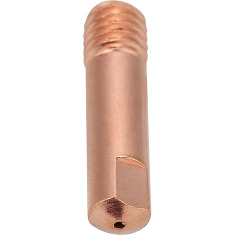 Buse Poste À Souder Fil Fourré 0.8,Fournitures Industrielles 20 Pièces Pointe de en Cuivre pour Consommables de Torche de Soudage 15Ak MIG/MAG (0.8mm) (1/5)