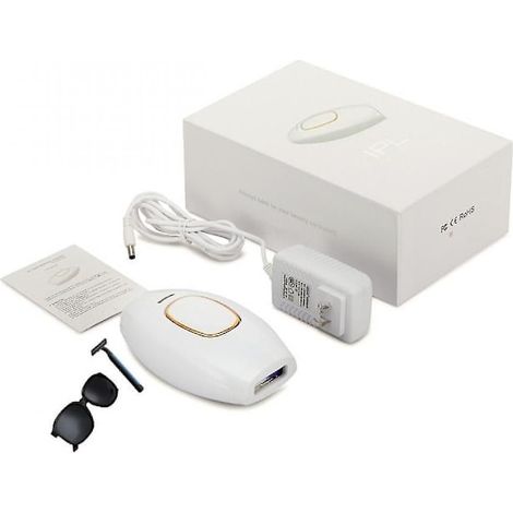 Épilateur laser 300 000 flashs, épilation définitive, blanc-AquaForge (1/2)