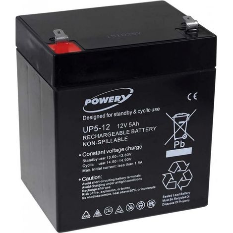 BATERÍA GENERADOR INVERTER 12V 5AH