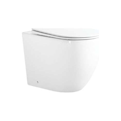 Mexen Lena cuvette WC sur pied Rimless Tornado avec abattant slim à descente progressive, duroplast, blanc brillant - 3222T4000 (1/2)