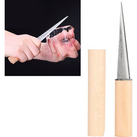 Couteau à Glace Style Japonais pour Bar - Pic à Glace Manuel avec Étui de Protection (1/5)