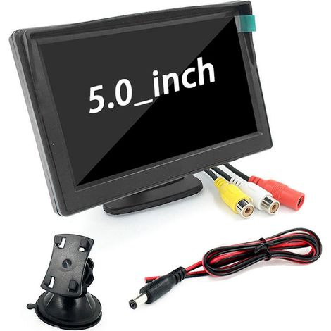 Rückfahrkamera, 5-Zoll-LCD-Display, Einparkhilfe, Weitwinkelmonitor