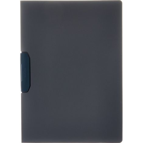 DURABLE 229507 - Duraswing, cartellina con clip rotante in polipropilene, capacità 1-30 fogli, f.to A4, antracite/grigio opaco, confezione da 25 pezzi
