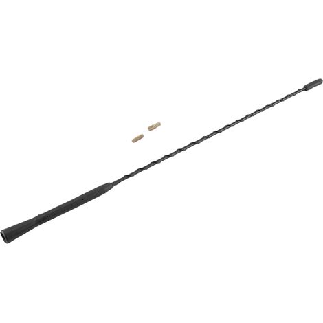 Universelle 16-Zoll-Autoradioantenne, FM/AM-Empfänger mit Schraube, Autoradiozubehör, verbesserter Empfang, Schraubbefestigung, schwarz. (1/5)