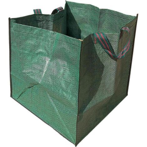 Große, wiederverwendbare Gartensäcke, Laubsäcke, Müllsäcke für Rasen, Pool, Laubsammlung, Camping – 50 cm x 50 cm x 50 cm, 125 l (1/5)