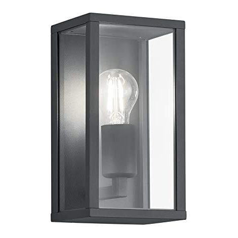 Trio GARONNE Aplique exterior antracita diseño 26 cm