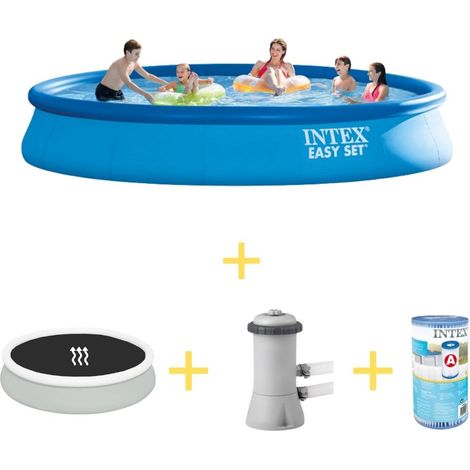 Intex Piscine Easy Set Ronde - 457x84 cm - 4-pièces  S21308 (1/4)