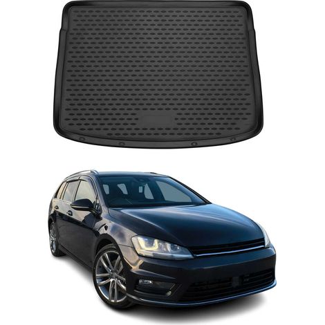 OMAC Tapis de Coffre Compatible avec Volkswagen Golf mk7 Variant 2013-2020 en Caoutchouc (1/5)