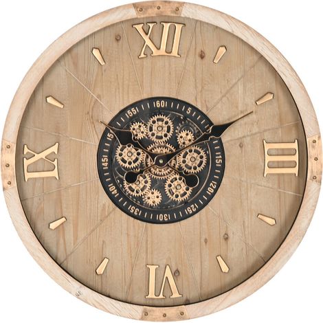 Reloj Pared Abeto Cristal 63,5X8X63,5 Movimiento (1/4)
