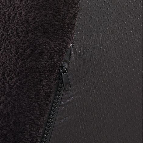 1-Sitzer-Modulsofa, Maße nicht angegeben, schwarz, Chenille, 3 Kissen MEUBLIV (1/5)