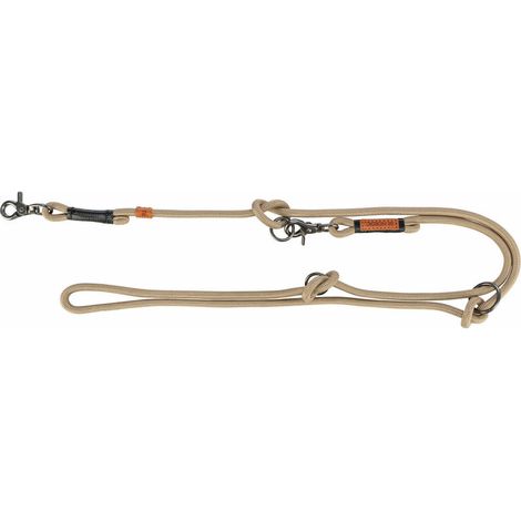 Guinzaglio regolabile per cane Trixie Be Nordic Nero Sabbia S/M (1/5)