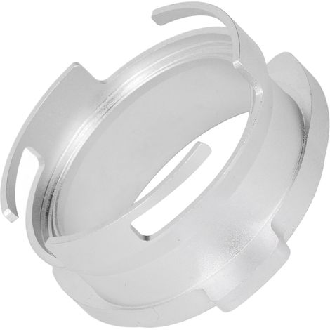 54-mm-Messtrichter, drehbarer Kaffeemessring, Ersatztrichter, silberfarben, Zubehör für Zuhause, Café und Büro (1/5)