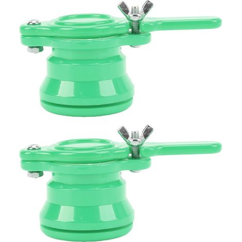 Robinet pour Honey Gate Extracteur Plastique 2pcs Alimentation Sécurité Anti Fuite Vert Apiculture (1/5)