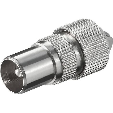 Conector coaxial Goobay CS 1004 montaje tornillo 2 kg