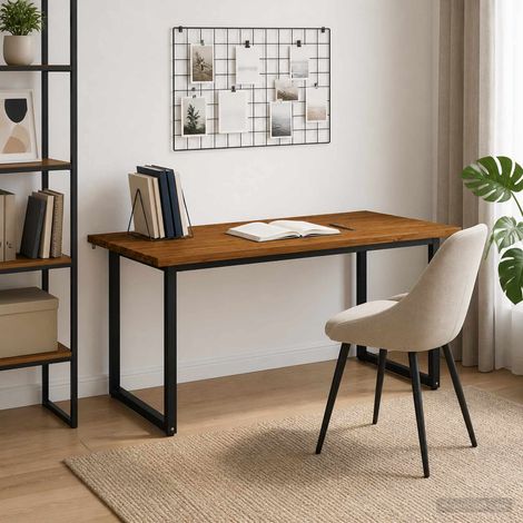 vidaXL Mesa de Comedor Cuadrada 160 x 70 x 75 cm Natural (1/5)