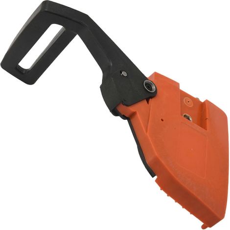 Ensemble de couvercle de poignée de frein et de pignon d'embrayage pour tronçonneuse Husqvarna 136, 137, 141 et 142 (1/4)