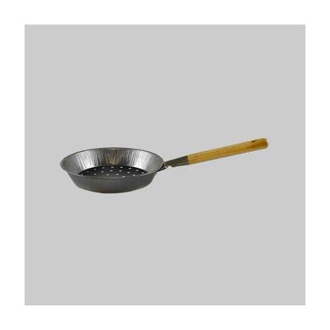 Caldarrostiera con manico legno diametro 30 cm