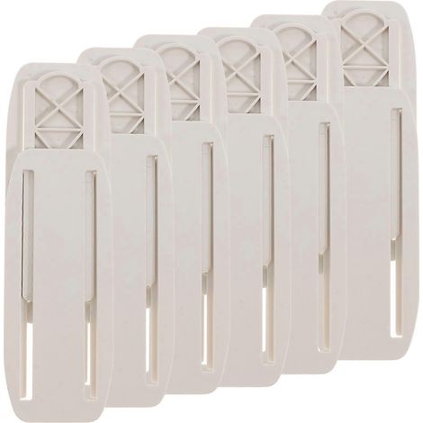 10 jeux de supports de prises, organisateurs muraux pour multiprises, supports de suspension pour multiprises (1/5)