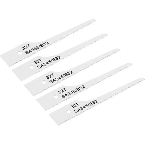 Sealey SA345/B32 74mm HSS Air Saw Blade 32tpi - Pack of 5