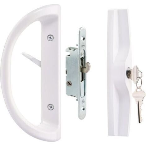 Fenêtre coulissante en aluminium avec serrure à poignée coulissante