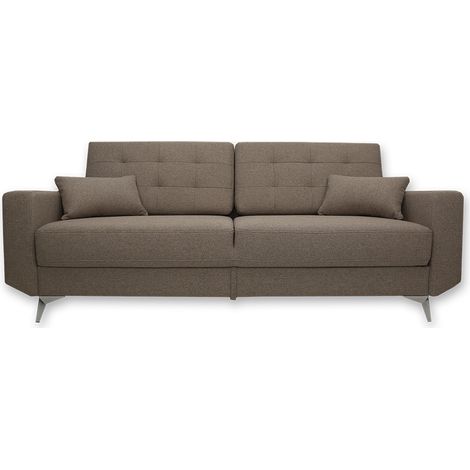 Sofa York, Braun, 230 cm, Vitalispa (1/5)
