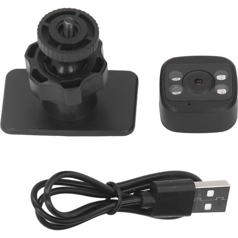 Filiyano-Mini caméra WiFi 1080p, vision nocturne, grand angle 90°, enregistrement en boucle, sécurité domestique (1/5)