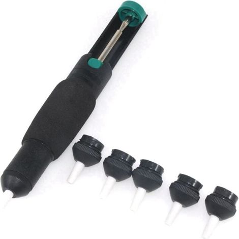 Pompe à Dessouder Puissante, Aspiration D'Étain, Fer Souder Sous Vide, Stylo Ventouse Dessouder, Outils de Soudage Manuels (1/4)