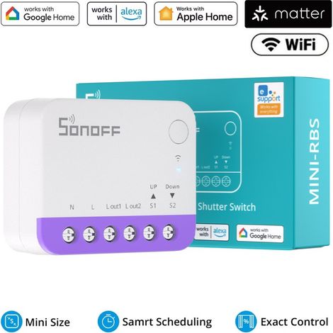 Sonoff MINI-RBS Interruttore per Tapparelle Smart WiFi Matter
