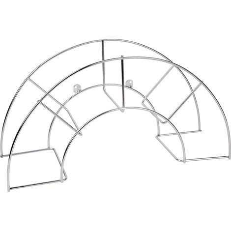 Supporto super per tubo acciaio inossidabile, 60x20x30 cm