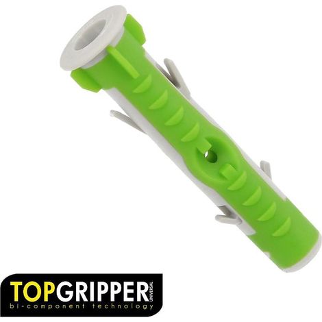 Taco Topgripper Bimaterial Ø 6 mm. (Caja 150 unidades) Taco Anclaje Universal, Taco Hormigon, Taco Pladur, Taco Ladrillo (1/6)