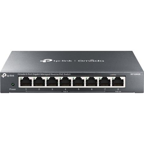Switch TP-Link TL-RP108GE 8 Puertos/ RJ-45 10/100/1000 PoE