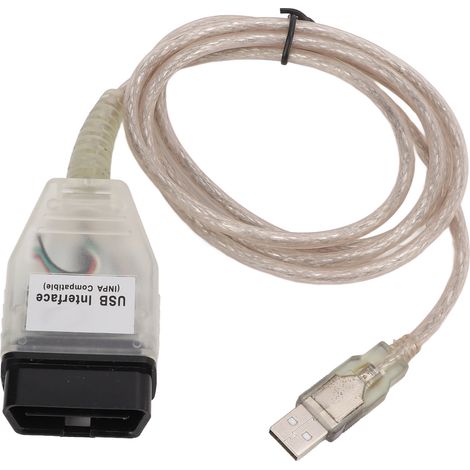 Outil de diagnostic OBD2 K+DCAN avec interface USB et CD de remplacement pour BMW Série 3 E46 E83 E90 (1/5)