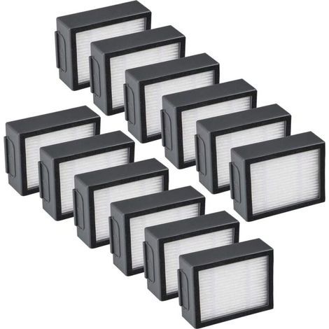 Accessoire pour aspirateurLot de 12 Filtres HEPA Aspirateur Compatible pour Robot Roomba série i & e i3 i4 i6 i7 i8 e5 e6 +plus (1/5)