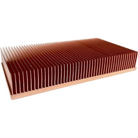 Dissipateur thermique en cuivre 90 x 50 x 15 mm pour LED à puce, pour dissipateur thermique en cuivre DIY (1/5)