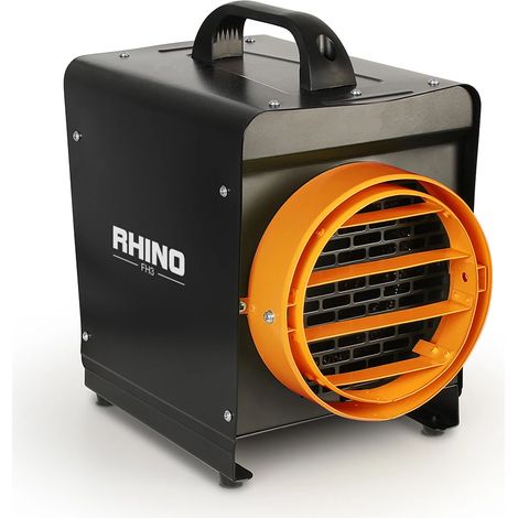 Rhino Fan Heater Portable Space Heater Electric 2.8kW 3 Heat Settings H02074