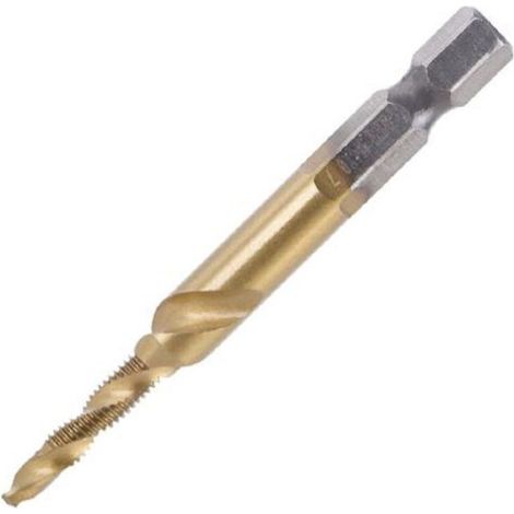 Trade Shop - M4x0.7 Mm Bit Bit En Hss Titanium Con Hilo Métrico Métrico 57210 - (1/3)