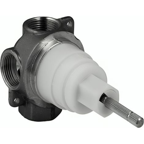 Deviatore a 3 vie per miscelatore da incasso per doccia, G 3/4", DN20 (1/3)