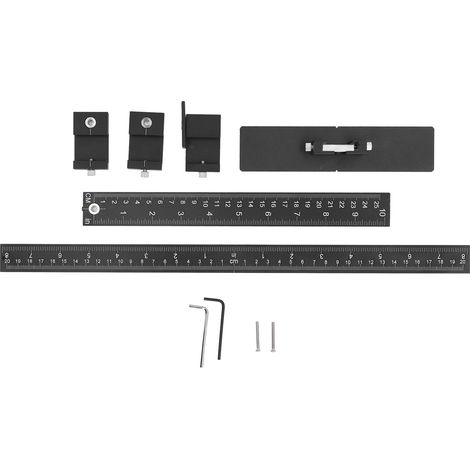 Embellecedor guía para el orificio de la manija de la puerta – Aluminio de alta resistencia – 600 g – 40,6 cm × 25,4 cm (1/5)