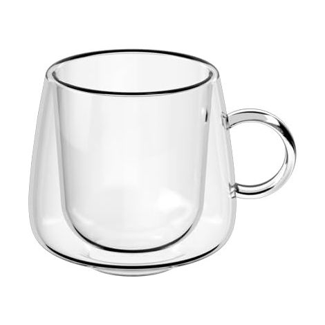 verre à expresso, verres à double paroi pour boissons chaudes et froides, verre borosilicate, résistant au lave-vaisselle et au four à micro-ondes (1/5)
