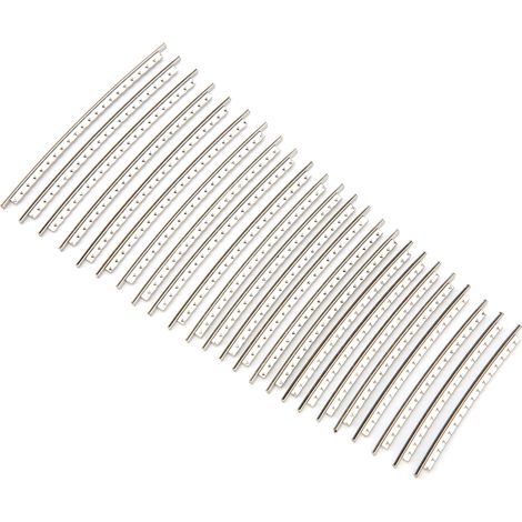 24 fils de frette en alliage cuivre-nickel pour guitares Fender et Gibson, lot de remplacement 2.7mm (1/5)