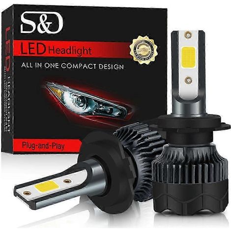 LED-Scheinwerferlampe H1 H11 H4 H7 LED 12V Mini 9005 9006 HB3 HB4 H9 H8 LED-Scheinwerfer H3 9004 9007 9008 H13 LED-Autolichter TurboZZ45 (1/5)