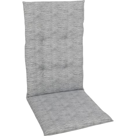 GO-DE Hochlehner-Auflage 118 cm x 48 cm x 5 cm, hellgrau Auflagen & Hussen (1/2)