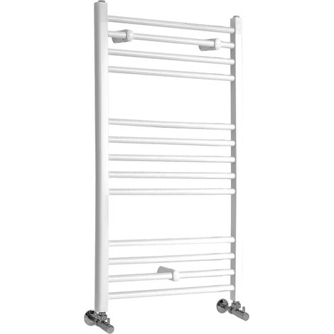 Hudson Reed Artle - Sèche-Serviettes Design Moderne Blanc - Plat 100 cm x 60 cm