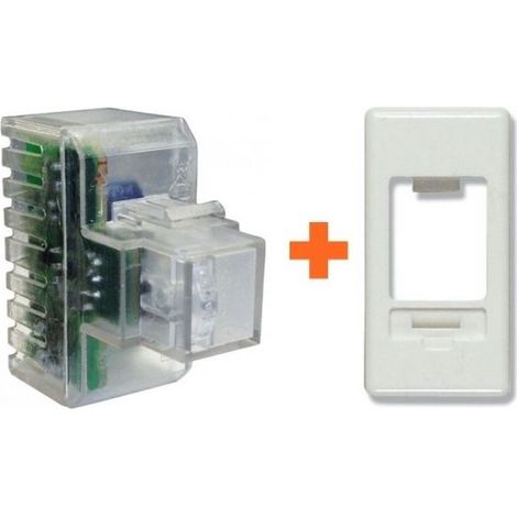 Fanton lampada notturna segna passo led compatibile Gewiss System bianca - 82883-SB