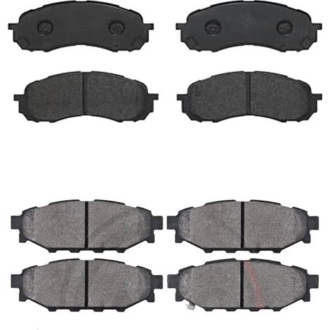 KIT PASTIGLIE FRENO ANTERIORI E POSTERIORI compatibile con SUBARU OUTBACK (BR) / PASTIGLIE FRENANTI AUTO OEM P 78 013  P 78 021,P 78 020 / SOSTITUZIONE DIRETTA / BASSA POLVERE / SILENZIOSO